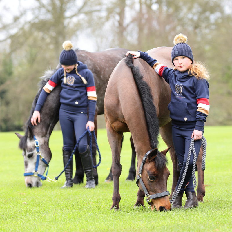 Aubrion Team Bobble Hat - Navy-3